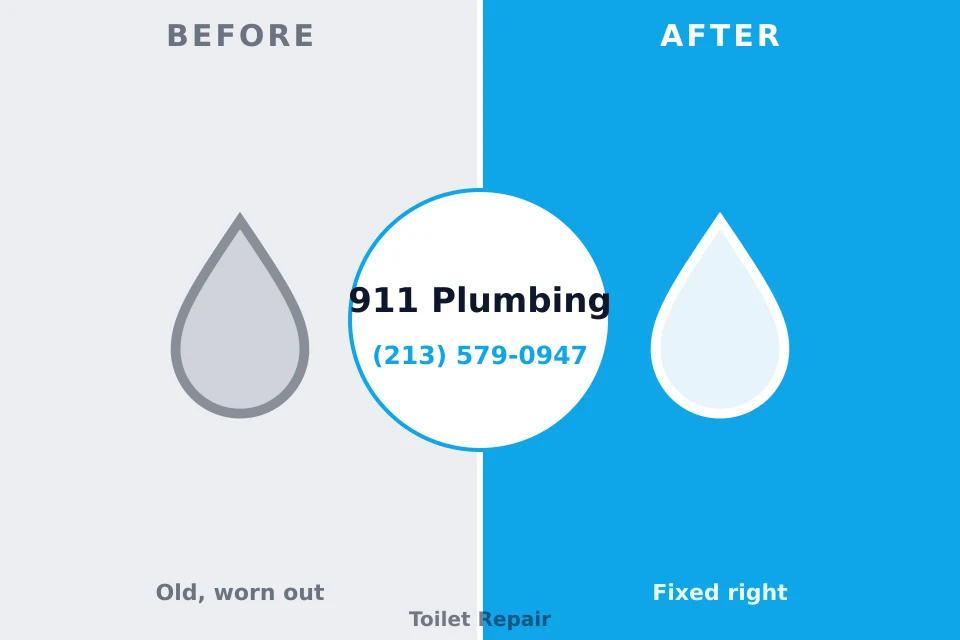 Before and after: plumbing company Aviston, IL